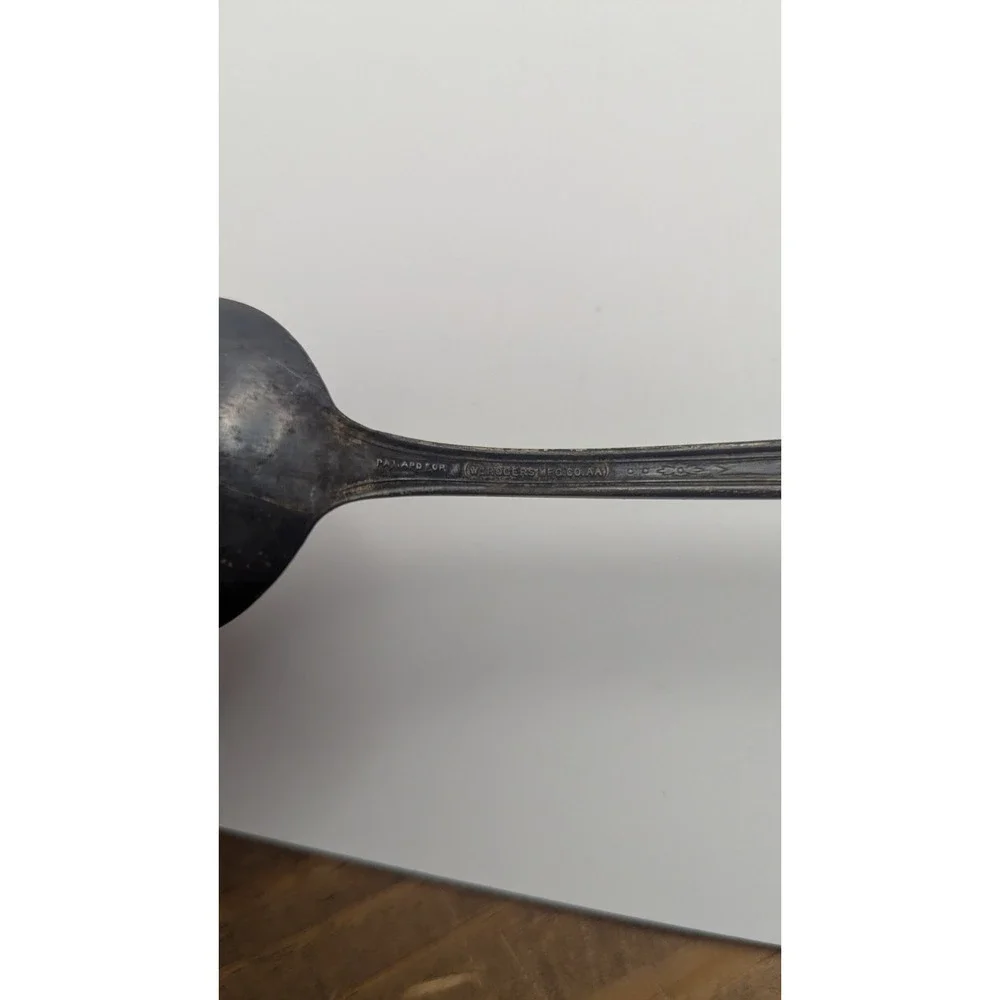 Vintage W Rogers‎ Mfg Co Spoons Holmes & Edwards Butter Spreader Silverplate 3pc